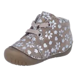 Dětské zimní boty/capáčky Richter, béžové, kytičky | Botonozka.cz Velikost: 20