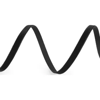 Stuha Sametová stuha šíře 5 mm černá 5 m