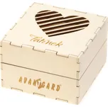 Avantgard Dřevěná dárková krabička Tatínek, 923-3724, Přírodní dřevo