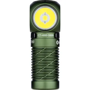 Čelovka Perun 2 Mini (OD Green) CW OLIGHT 650mAh 3.6V IMR16340 Rechargeable Lithium Battery