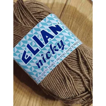 Příze Pletací příze VSV Elian Nicky 50 g barva 5166 hnědá