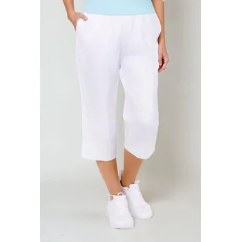 Zdravotnický oděv 2P SERVIS Kalhoty 3/4 Uni Capri bílá barva 40