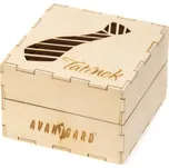 Avantgard Dřevěná dárková krabička Tatínek, 923-3714, Přírodní dřevo