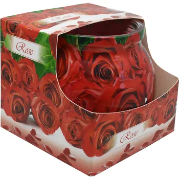 Svíčka Tradiční parafínová svíčka Rose Admit