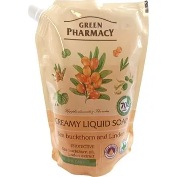 Mýdlo Green Pharmacy Rakytník a lípa tekuté mýdlo náhradní náplň 460 ml