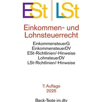 Einkommen- / Lohnsteuerrecht [DE] (2025, Brožovaná, dtv Verlagsgesellschaft)