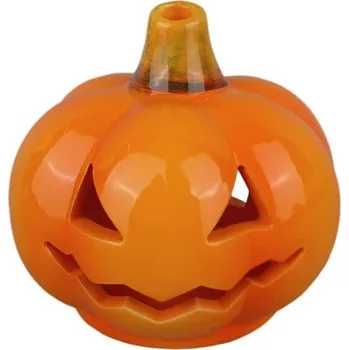 Svícen Svícen keramická dýně Halloween 8,5 x 8 cm