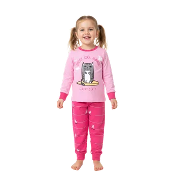 Dívčí pyžamo růžové Wolf S2151C Velikost: 86