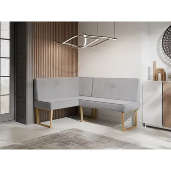 Jídelní židlička Rohová jídelní lavice Milano – čalouněná, masivní bukové nožky, rozměr 130 x 170 cm