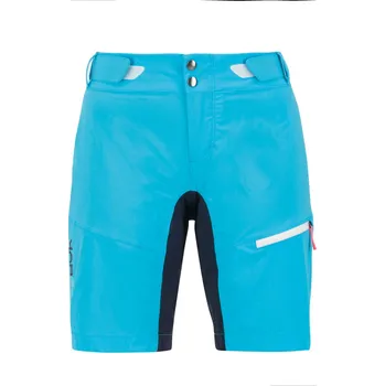 Cyklistické kalhoty KARPOS Cyklistické kalhoty krátké bez laclu - VAL VIOLA W - tyrkysová/modrá