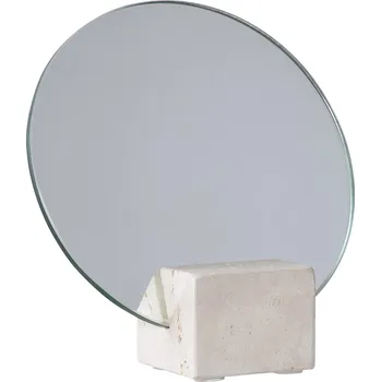 Zrcadlo House Nordic Stolní zrcadlo na podstavci – Ø18 cm