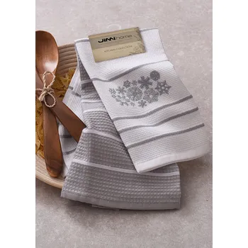 Utěrka JIMI Textil Vaflové utěrky - Motiv vánoční ozdoby 50x70cm 2