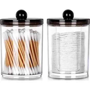 Dóza na potraviny Sada dóz na vatové tyčinky a odličovací tampony, 2 ks