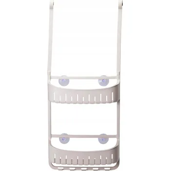 Drátěná police POLIČKA DO SPRCHY BEZ VRTÁNÍ PLAST 69X29X10 CM