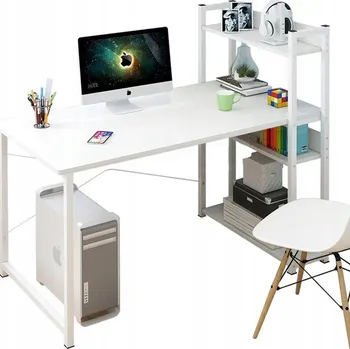 Psací stůl Obdélníkový psací stůl Muvu 120 x 55 x 72 cm bílý