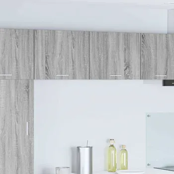 Koupelnový nábytek vidaXL Závěsná skříňka Riga 2 pcs Šedý Sonoma a bílá 50 x 31 x 40 cm