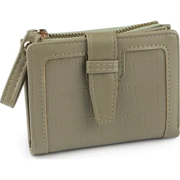 Peněženka Dámská peněženka 9x11,5 cm, barva 7 šedozelená