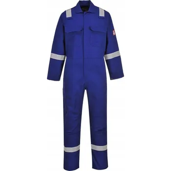 Pracovní kombinéza Reflexní nehořlavá kombinéza EN11612 vel. XL Královská modrá R