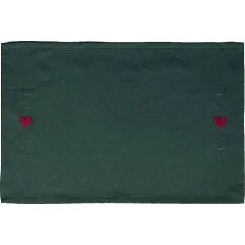 prostírání JUNA Vyšívané prostírání Heart 49 × 32 cm