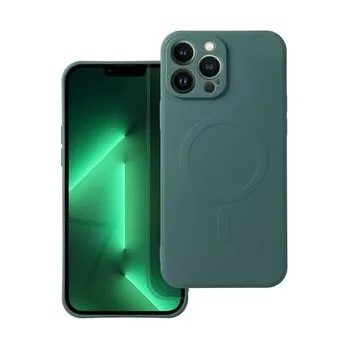 Pouzdro na mobilní telefon Kryt SILICONE MAG COVER kompatibilní s MagSafe pro SAMSUNG S25 Plus zelený - OEM + zdarma možnost vyzkoušet a vrátit zboží do 30 dní