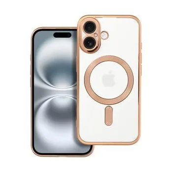 Pouzdro na mobilní telefon Kryt ELECTRO MAG COVER kompatibilní s MagSafe pro IPHONE 16 zlatý - OEM + zdarma možnost vyzkoušet a vrátit zboží do 30 dní