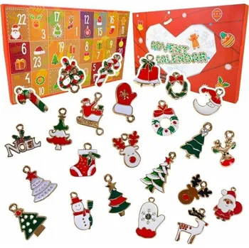 Kalendář GOTEL B60B DĚTSKÝ ADVENTNÍ KALENDÁŘ PŘÍVĚSKY POSTAVIČKY