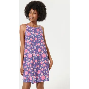 Dámské šaty Sinsay - Květinové mini šaty - vícebarevná - WN796-MLC - WN796-MLC-XXS
