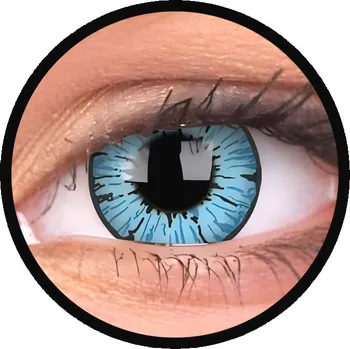 Zdraví ColourVue Crazy čočky - Blizzard (2 ks roční) - nedioptrické, doprodej