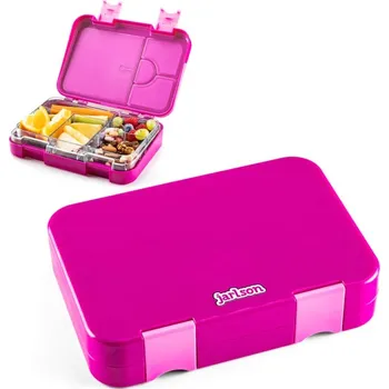 Svačinový box Box na svačinu JARLSON TONI Fialový - 6 přihrádek