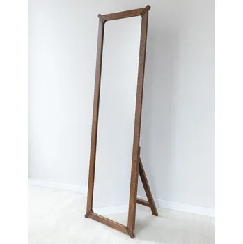 Zrcadlo Zrcadlo z dubového masivu AMPI (typ KULCA03), dub tabák