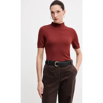 Dámský svetr Svetr s příměsí vlny Sisley 11BAM105P červená 92E, vel. XS