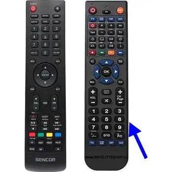 Sencor SLE3258TCS náhradní dálkový ovladač