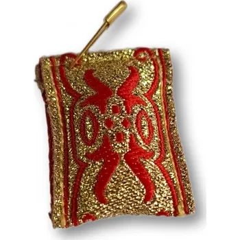 Náramek Filakto – ochranný přívěsek z ostrava Tinos - Červená