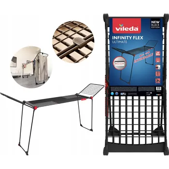 Sušák na prádlo SUŠÁK NA PRÁDLO VILEDA INFINITY FLEX ROZKLÁDACÍ XXL DOMÁCÍ BALKONOVÝ ZAHRADNÍ VELKÝ