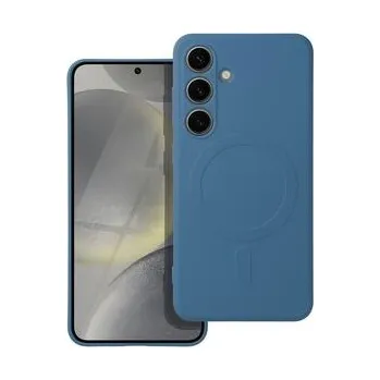 Pouzdro na mobilní telefon Kryt SILICONE MAG COVER kompatibilní s MagSafe pro SAMSUNG A17 modrý - OEM + zdarma možnost vyzkoušet a vrátit zboží do 30 dní