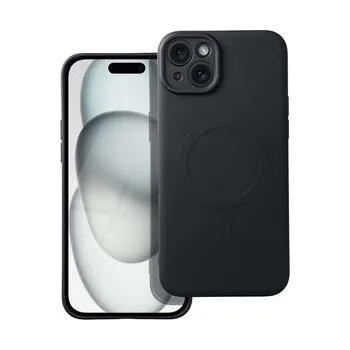 Pouzdro na mobilní telefon Kryt SILICONE MAG COVER kompatibilní s MagSafe pro IPHONE 15 Plus černý - OEM + zdarma možnost vyzkoušet a vrátit zboží do 30 dní