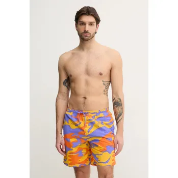 Pánské kraťasy Plavkové šortky adidas Originals STR SWIMSH 8IN fialová barva, JD4262 54X, vel. M