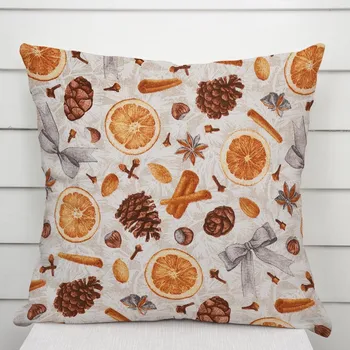 Povlak na dekorativní polštářek Dekorační povlak na polštář Leona LN-171 Vůně podzimu 50 x 50 cm