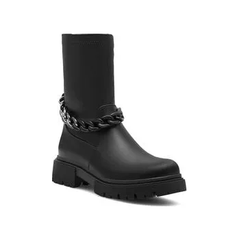 Dámské kozačky Jenny Fairy Polokozačky GOLDIE WS5866-18 Černá 36