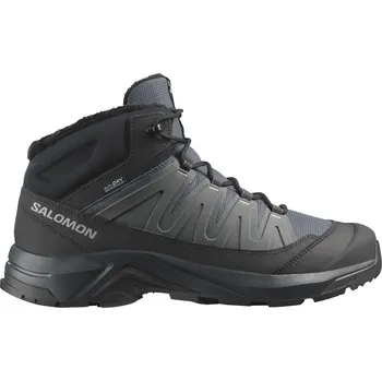 Pánská zimní obuv Pánské boty SALOMON X-ADVENTURE COLDRUSH WATERPROOF ASPHALT/BLACK/ALLOY EU 42 (UK 8)