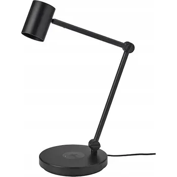 Lampička IKEA NYMANE Stolní lampa s indukční nabíječkou, antracit