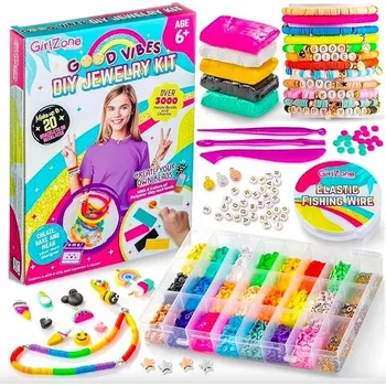kreativní sada Good Vibes Zestaw Do Tworzenia Biżuterii Sada na výrobu šperků z korálků pro dívky