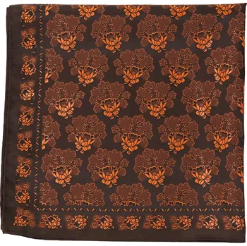 Šátek HEDVA ČESKÝ BROKÁT Šátek Ondrin VSh 76x76 KOLOPEJKA černá