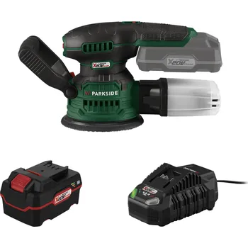 excentrická bruska PARKSIDE® Aku excentrická bruska PAEXS 20-Li B2, 4 Ah