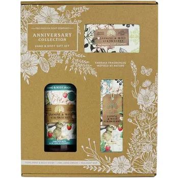 Kosmetická sada The English Soap Company Dárková sada péče o ruce - 3 ks | Jasmín & Lesní jahody