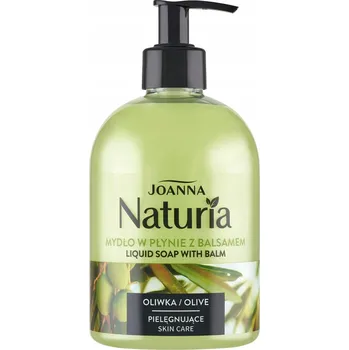Mýdlo JOANNA Naturia Body Tekuté mýdlo s balzámem Olivové 500 ml (s pumpičkou)