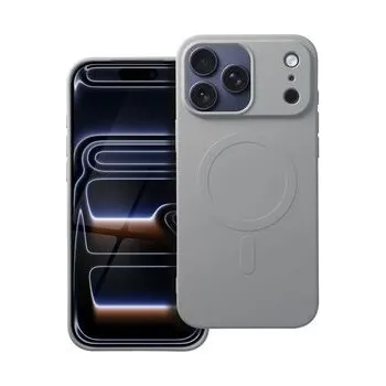 Pouzdro na mobilní telefon Kryt SILICONE MAG COVER (big hole) kompatibilní s MagSafe pro IPHONE 17 Pro Max titan - OEM + zdarma možnost vyzkoušet a vrátit zboží do 30 dní