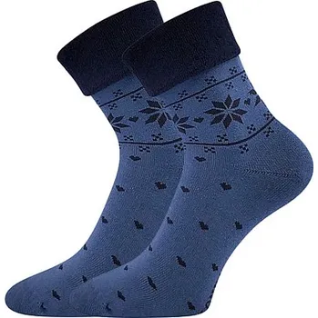 Dámské ponožky LONKA teplé ponožky Frotana moon blue Velikost: 35-38 I.