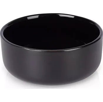 Miska pro psa SKLENĚNÁ MISKA ČERNÁ 9 CM