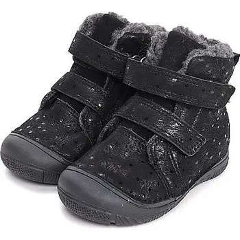 Dívčí zimní obuv D.D.STEP dětská zimní obuv W082-52674M černá 27